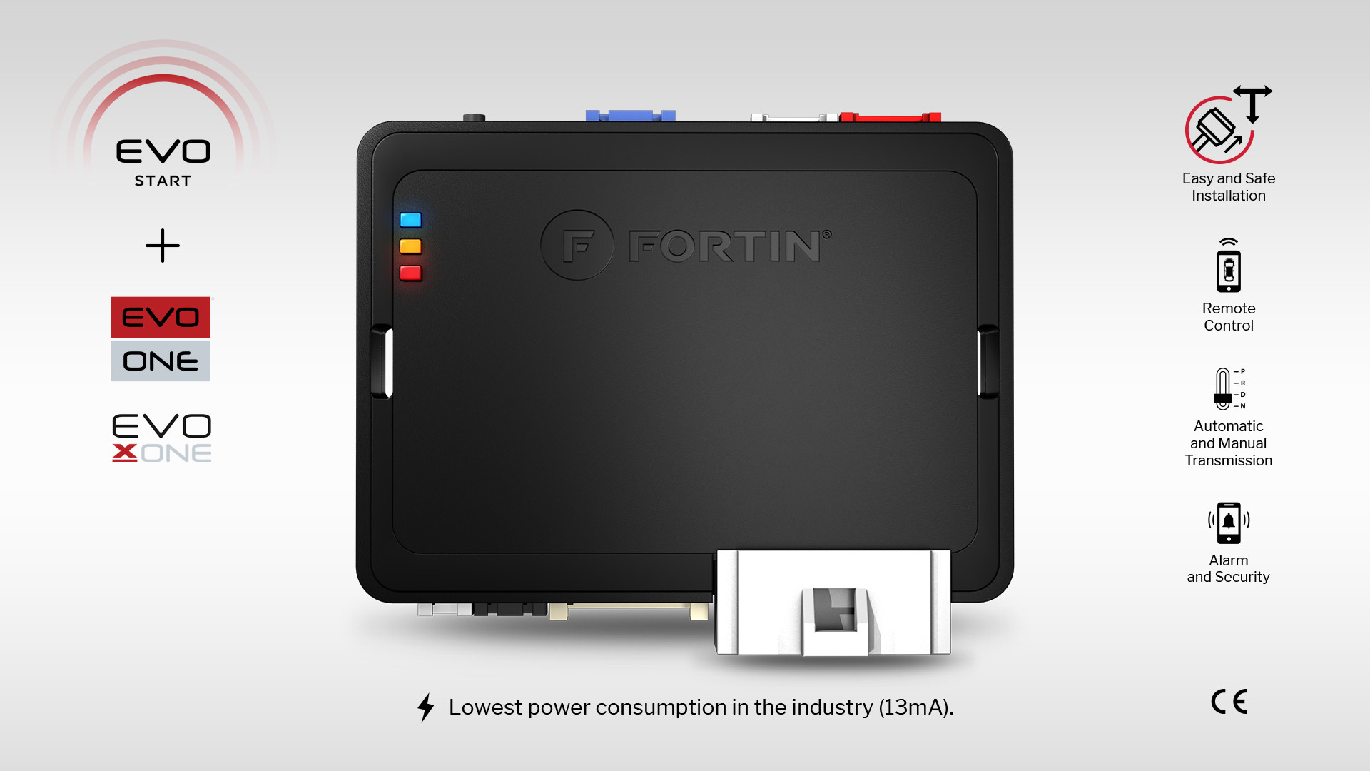 Compatible with Fortin EVO-ONE and EVO-X-ONE modules